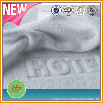 Luxury Hotel Design Logo Plain blanc 100 tapis de bain en coton